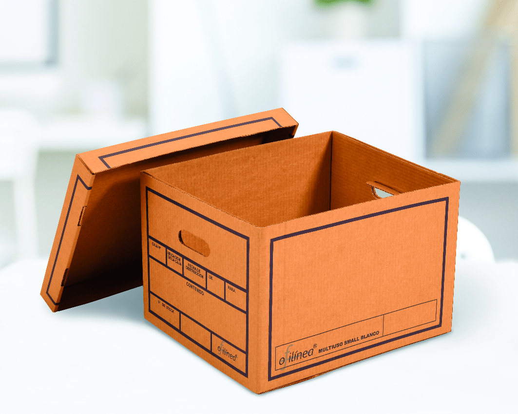Caja Archivo Documentos Marrón 2 piezas: Base+Tapa (38×30.8x26cm) – La  Papelera