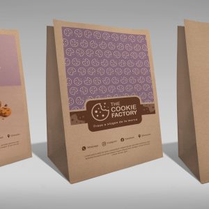 Bolsa Fondo Cuadrado sin Asas Marrón (15x28cm Fuelle 9cm)