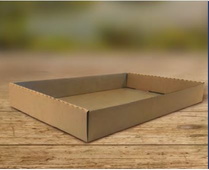 Pack 10 cajas de cartón marrón automontables autoensamblaje. Cajitas p –